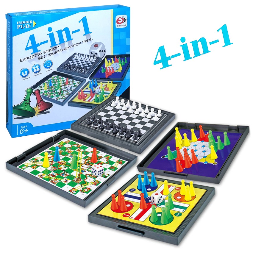 Jeux de société multifonctionnel 4-en-1 - Image 2