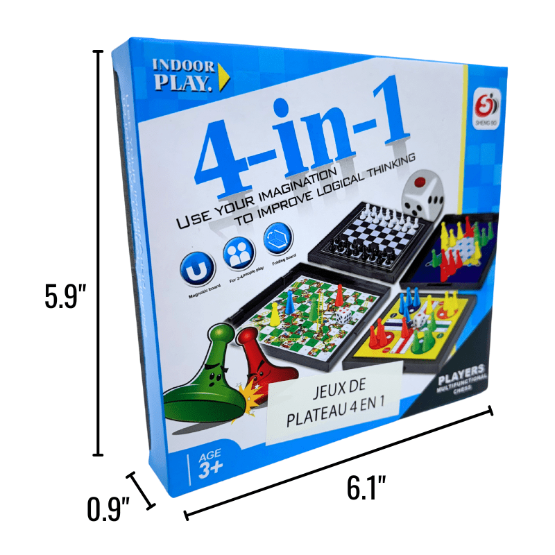 Jeux de société multifonctionnel 4-en-1 - Image 3