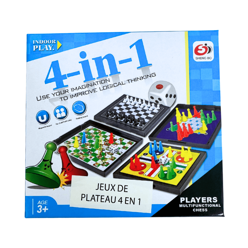 Jeux de société multifonctionnel 4-en-1 - Image 4