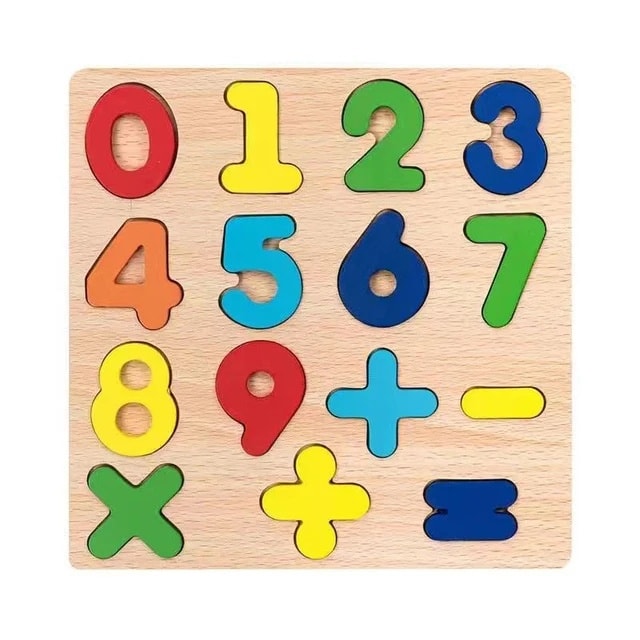 wooden Montessori number