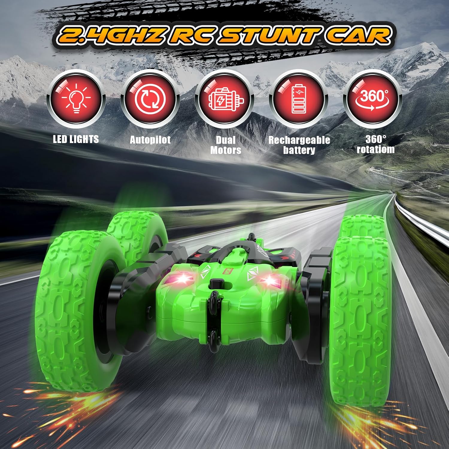 Remote Control Car, RC Cars Stunt Car Toy