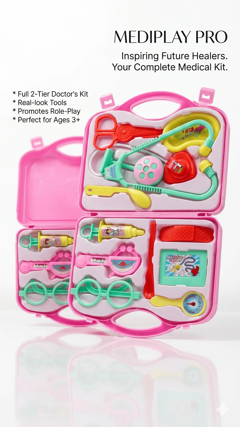 ensemble de jeu de docteur pour enfants