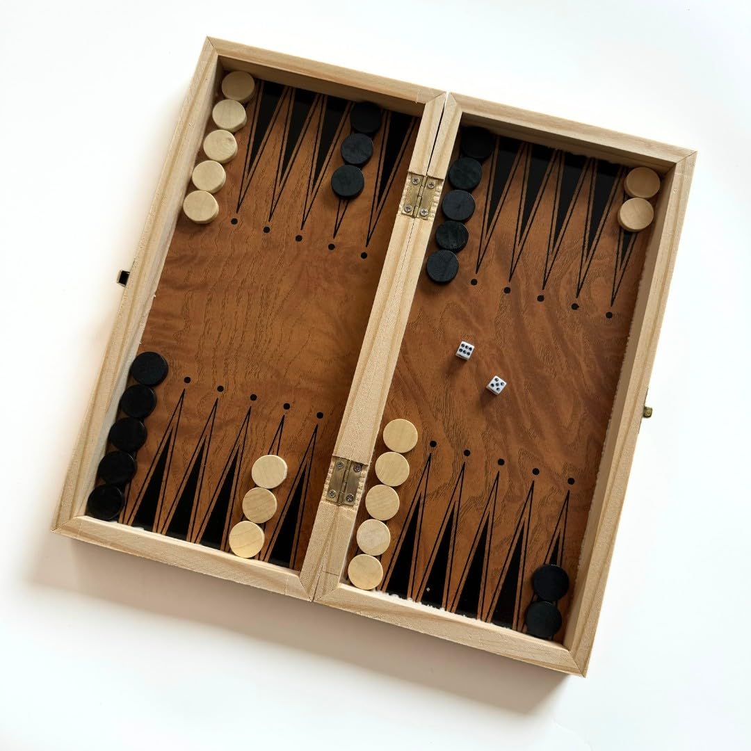 Jeu d'échecs en bois Tennex 3 en 1 - Image 4