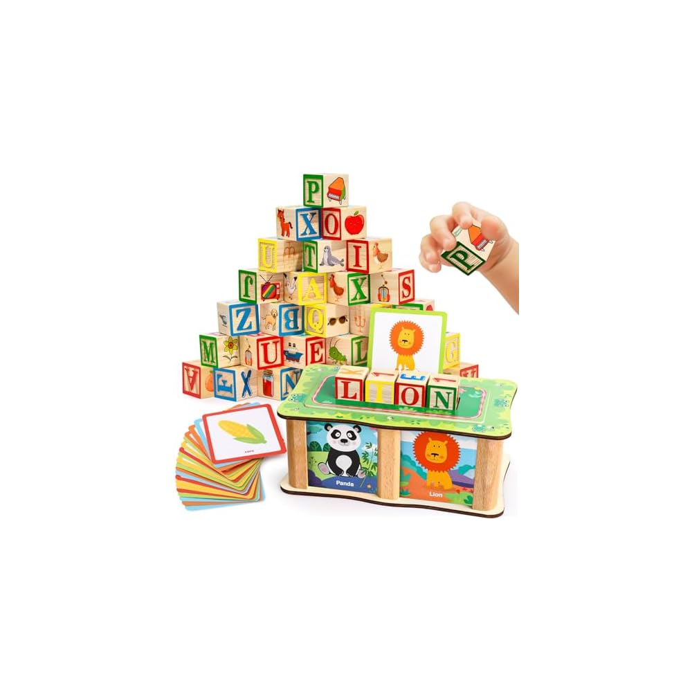 Blocs de construction en bois Lewo ABC - Image 7