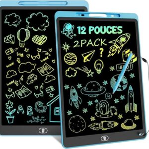 Ardoise Magique LCD 12 » Pour Enfant – Bleu