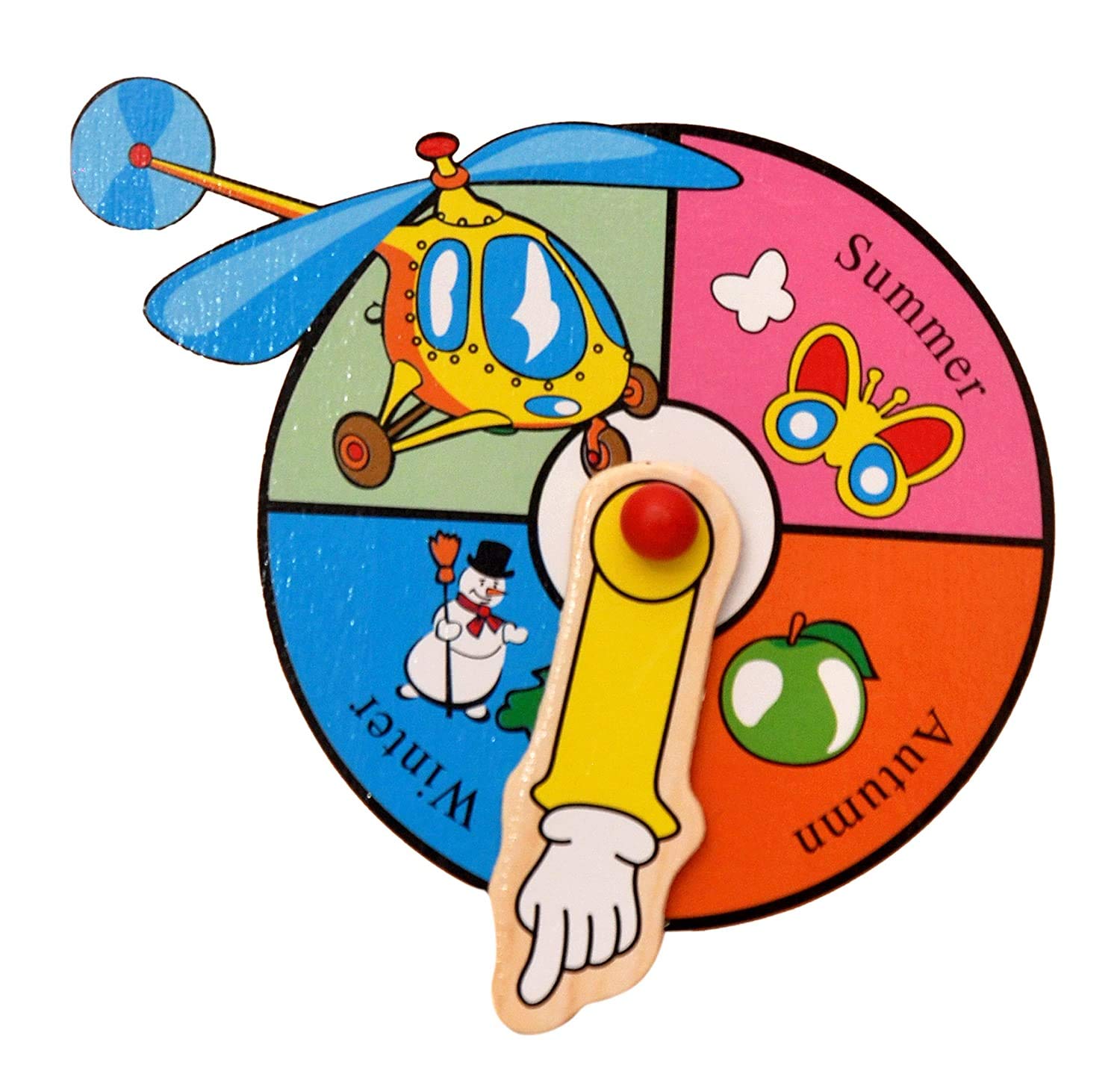 calendrier éducatif en bois interactif pour enfants - Image 4