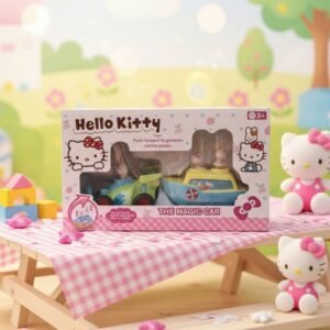 Boîte de jeu pour enfant « The Magic Car - Hello Kitty